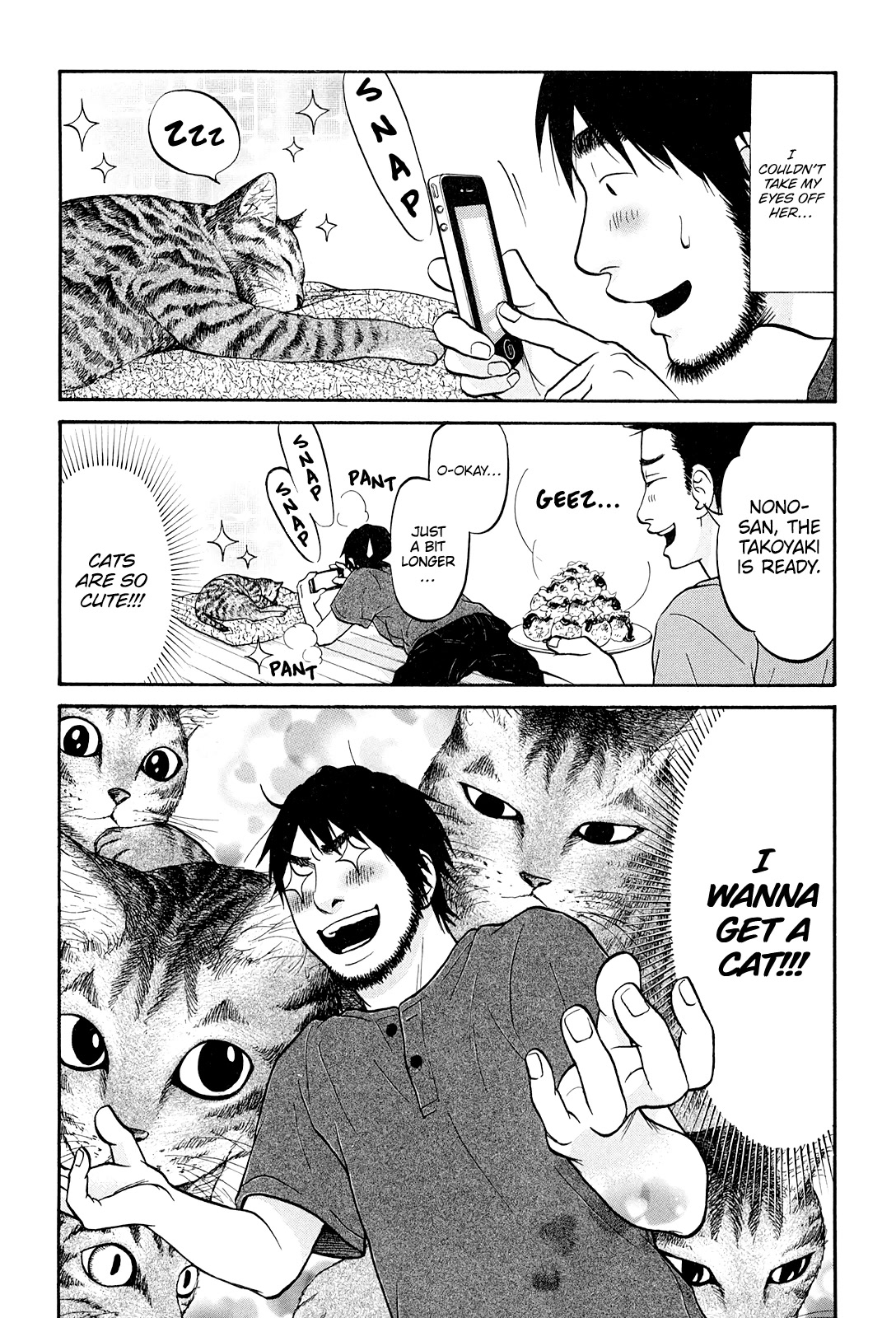 Living, Eating and Sleeping Together Chapter 22 page 7 - Chapter 22: Non-chan Wants a Cat
