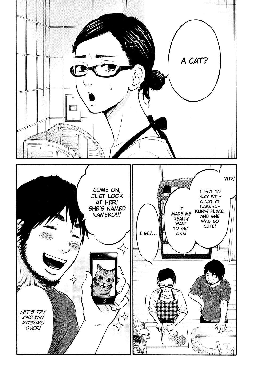 Living, Eating and Sleeping Together Chapter 22 page 8 - Chapter 22: Non-chan Wants a Cat