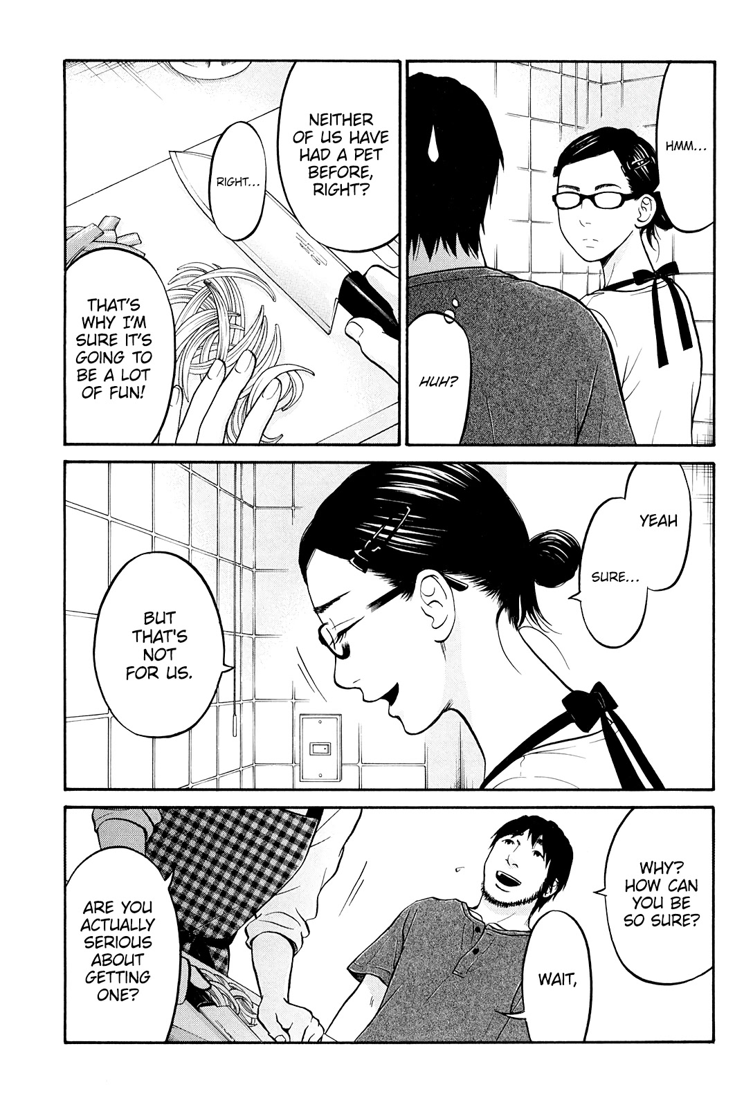 Living, Eating and Sleeping Together Chapter 22 page 9 - Chapter 22: Non-chan Wants a Cat