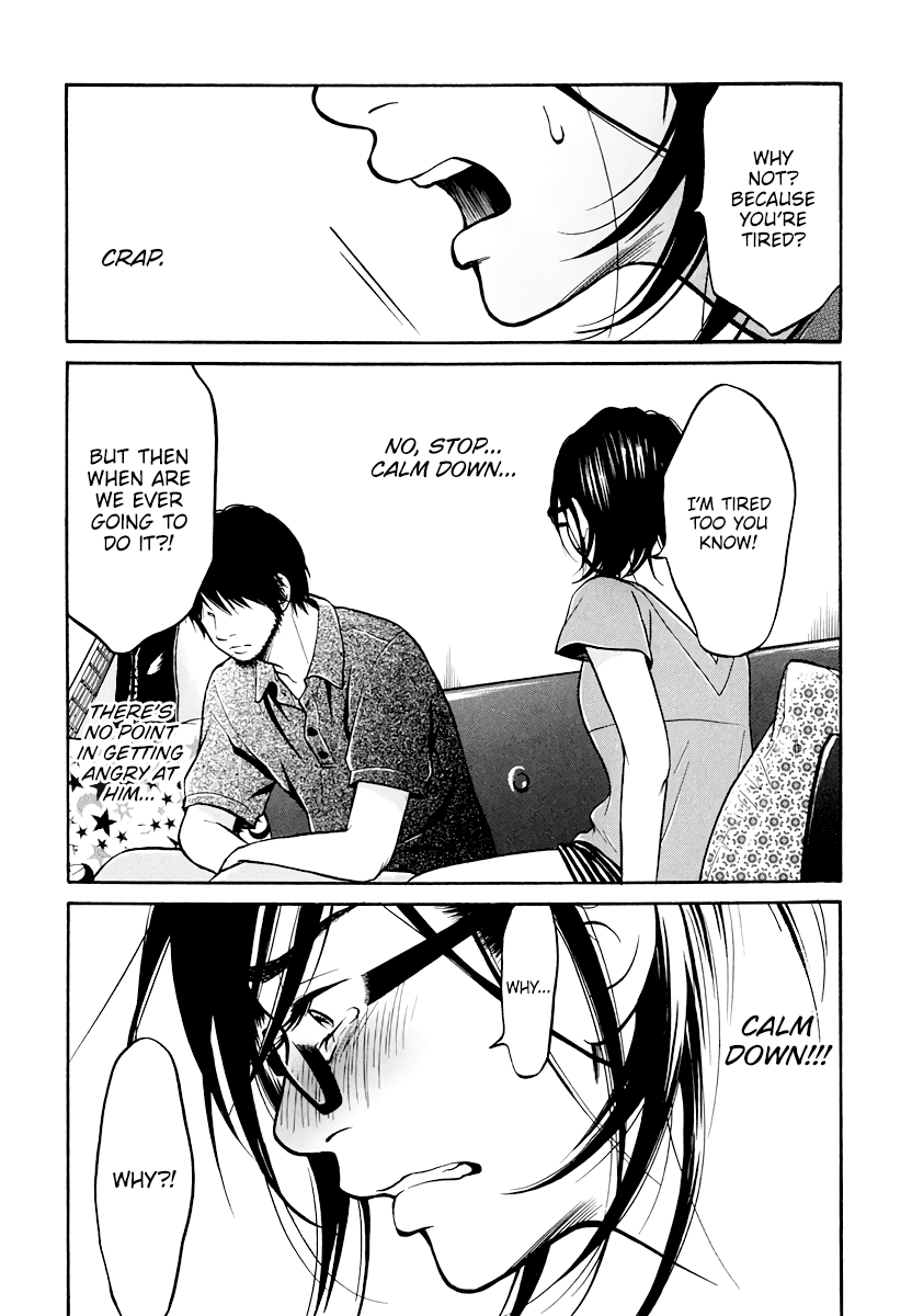 Living, Eating and Sleeping Together Chapter 6 page 21 - Chapter 6: Unavoidable Circumstance / First Night