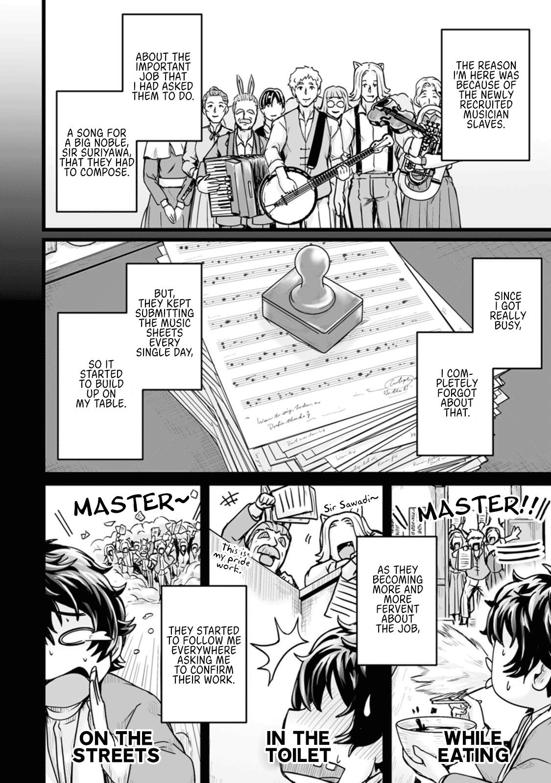 Living in Another World by Taking Commissions ~A Relaxing and Comfy Life of The Restoration Magician's Staffing Agency~ Chapter 14 page 16 - Chapter 14