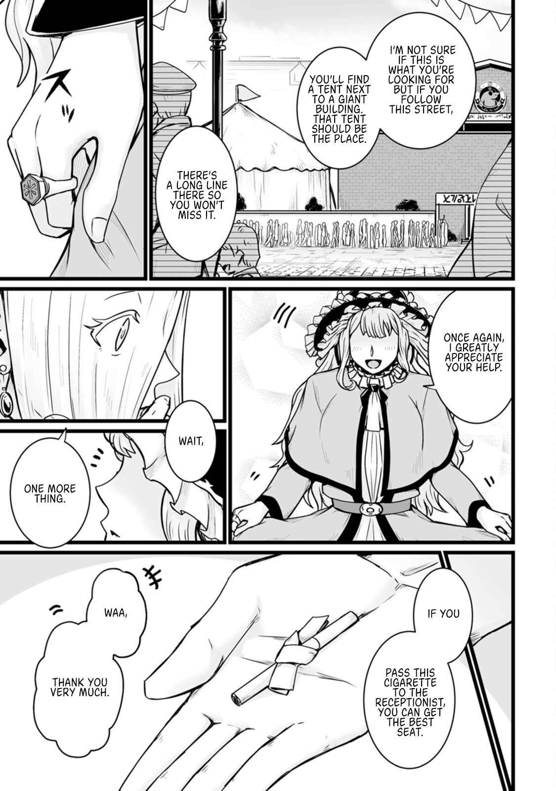 Living in Another World by Taking Commissions ~A Relaxing and Comfy Life of The Restoration Magician's Staffing Agency~ Chapter 14 page 7 - Chapter 14