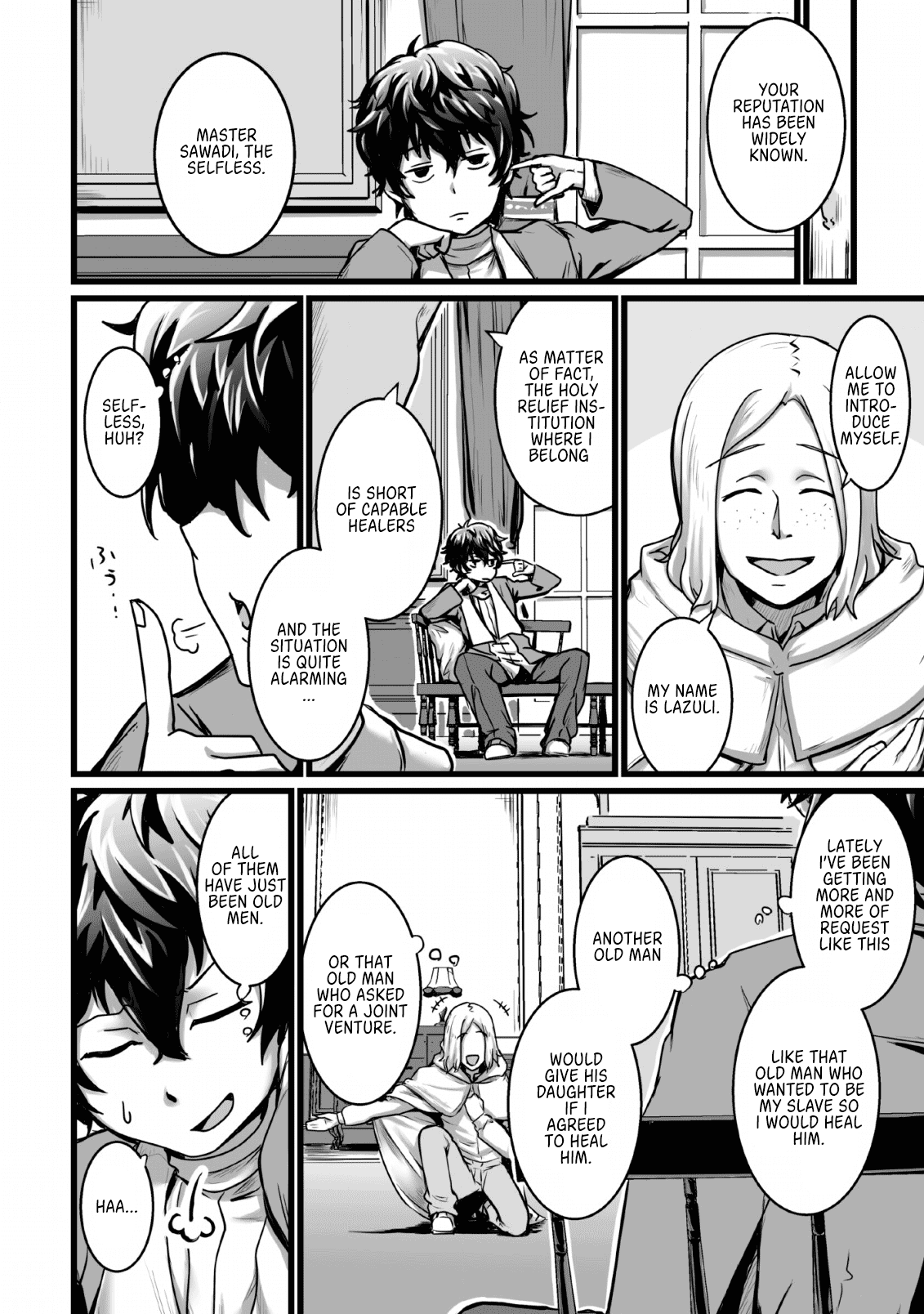 Living in Another World by Taking Commissions ~A Relaxing and Comfy Life of The Restoration Magician's Staffing Agency~ Chapter 2 page 8 - Chapter 2