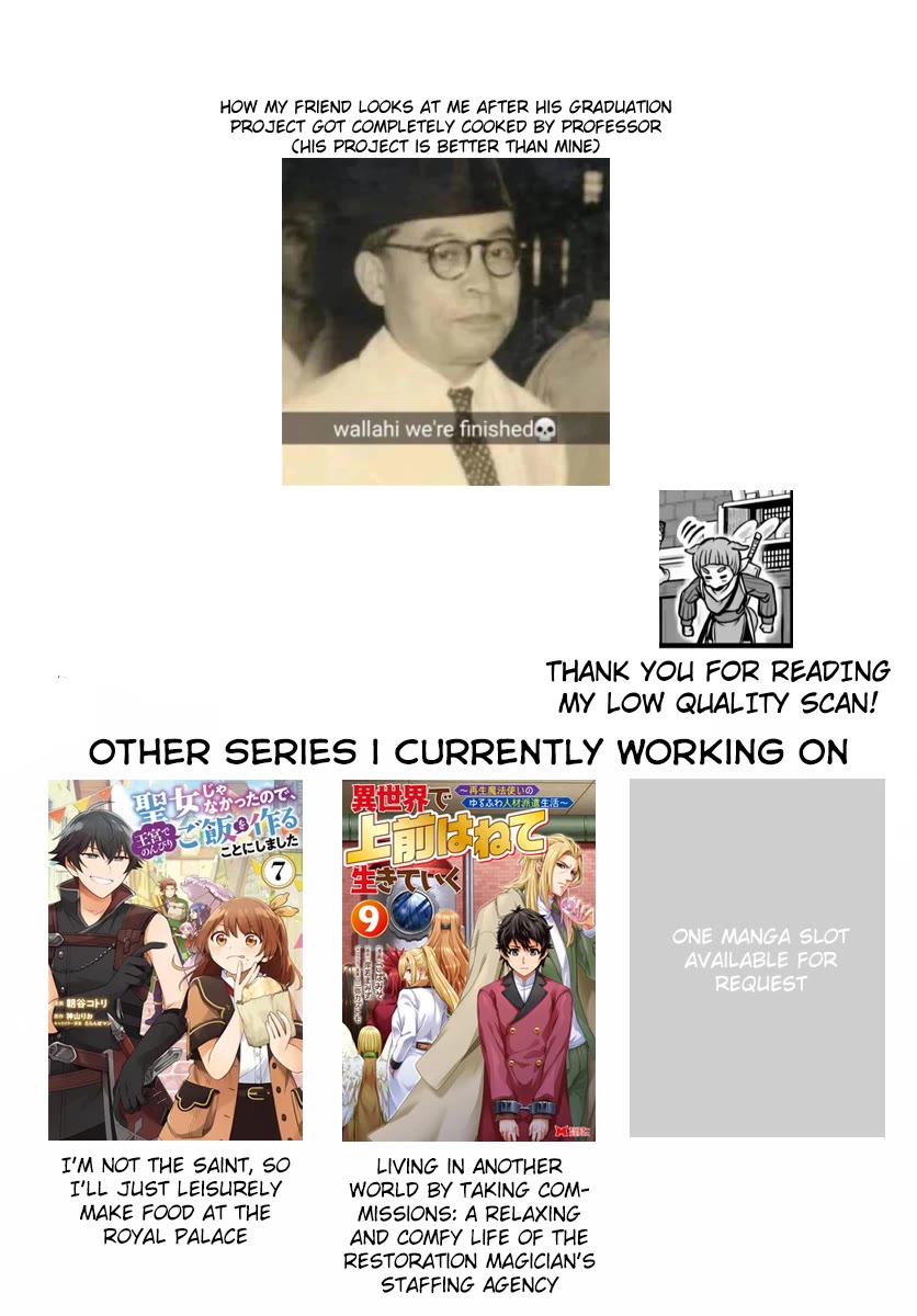 Living in Another World by Taking Commissions ~A Relaxing and Comfy Life of The Restoration Magician's Staffing Agency~ Chapter 26 page 38 - Chapter 26: Episode 26
