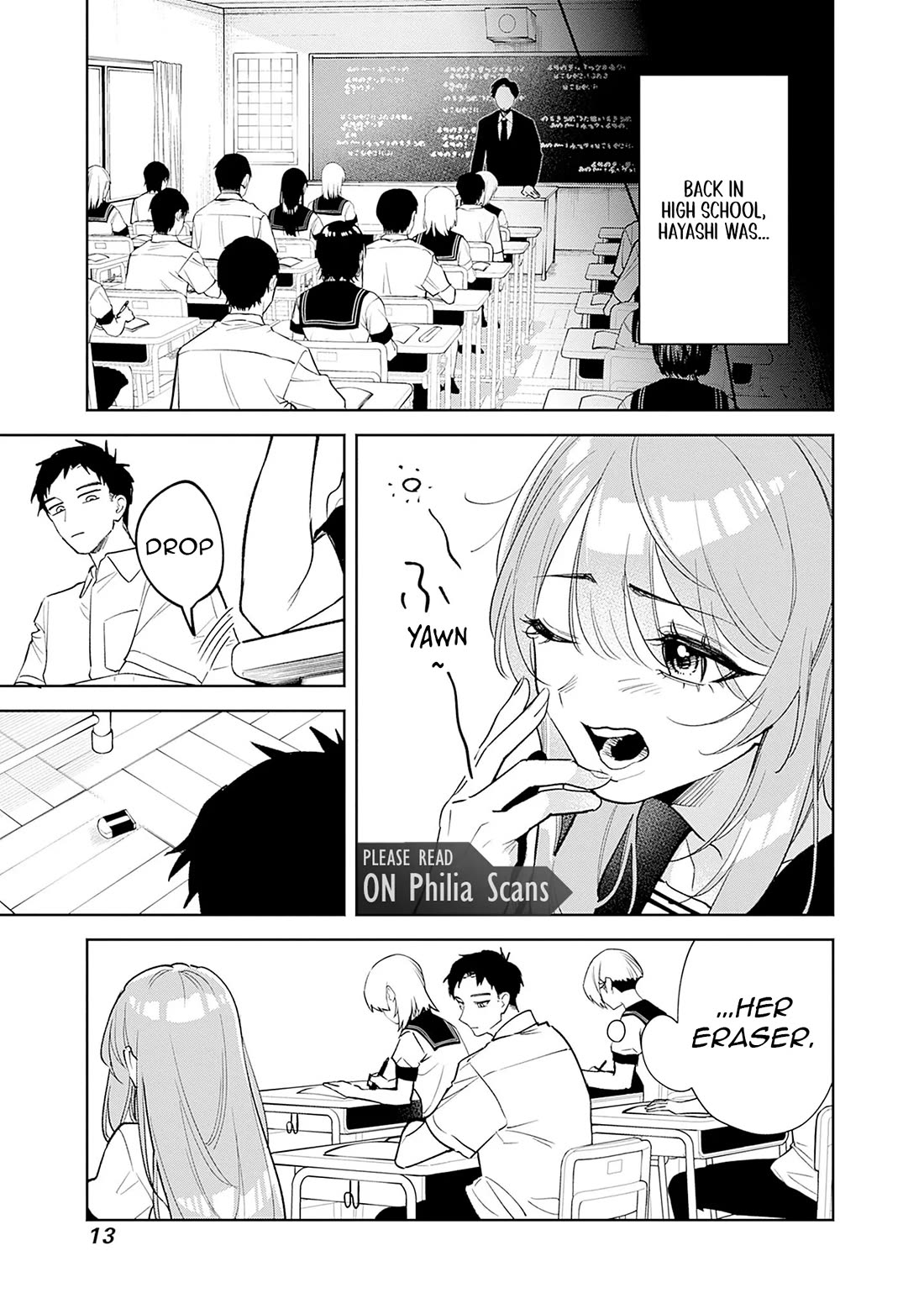 Living Together with the Queen from My High School Days Who was Arrogant, Surprisingly isn't That Uncomfortable Chapter 1 page 13 - Chapter 1
