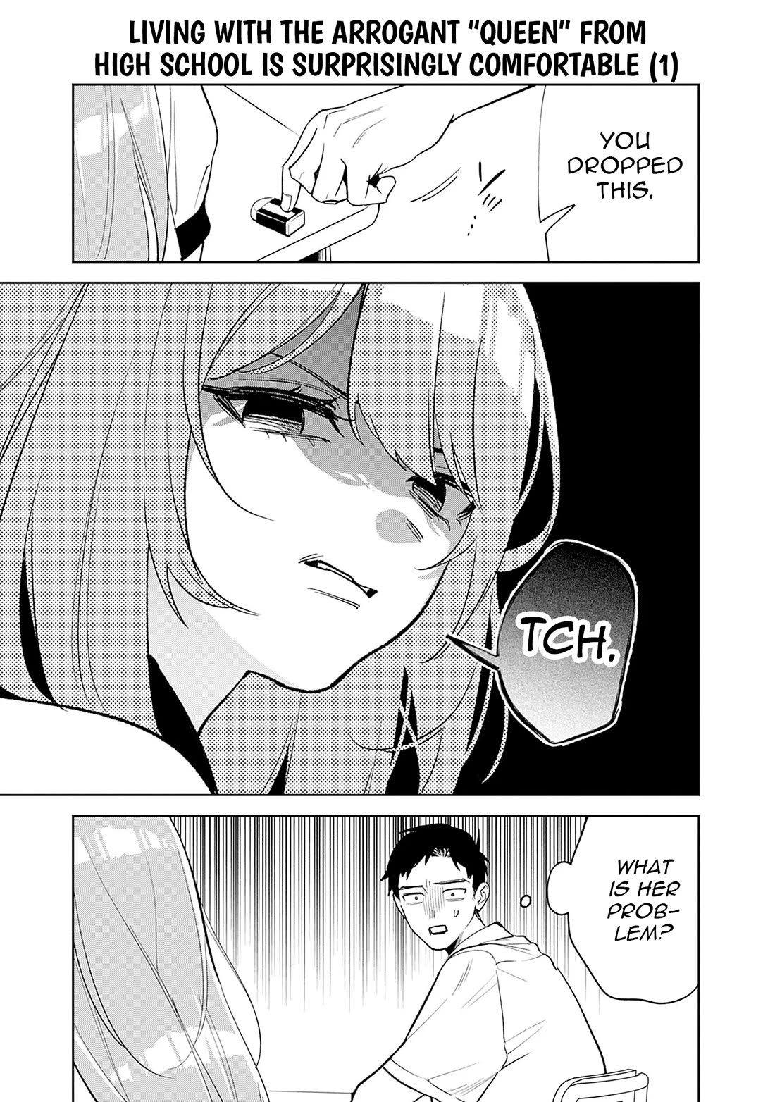 Living Together with the Queen from My High School Days Who was Arrogant, Surprisingly isn't That Uncomfortable Chapter 1 page 15 - Chapter 1