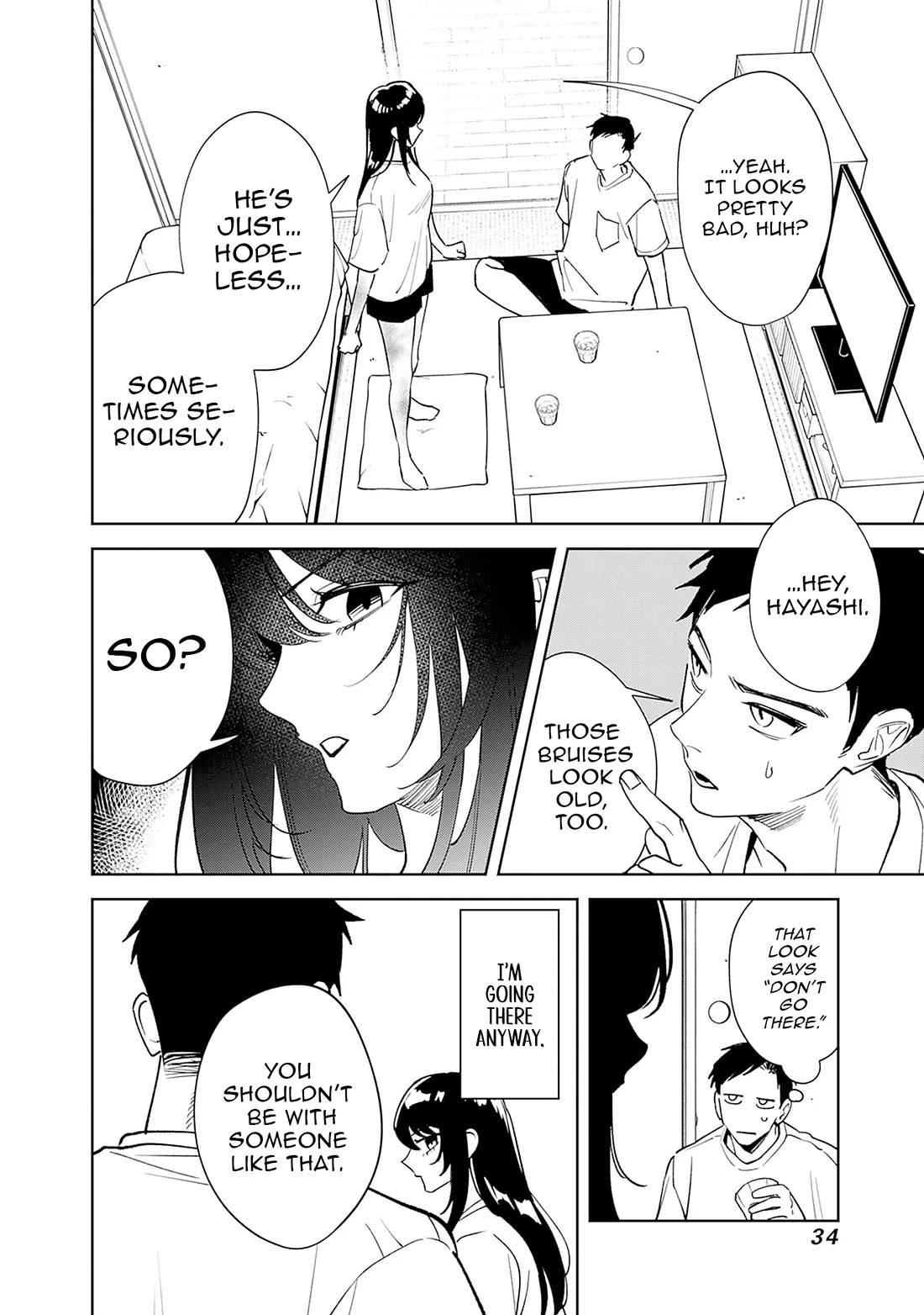 Living Together with the Queen from My High School Days Who was Arrogant, Surprisingly isn't That Uncomfortable Chapter 1 page 34 - Chapter 1