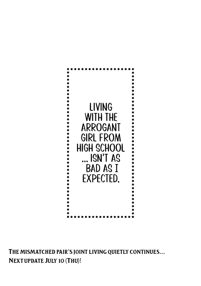 Living Together with the Queen from My High School Days Who was Arrogant, Surprisingly isn't That Uncomfortable Chapter 16 page 19 - Chapter 16