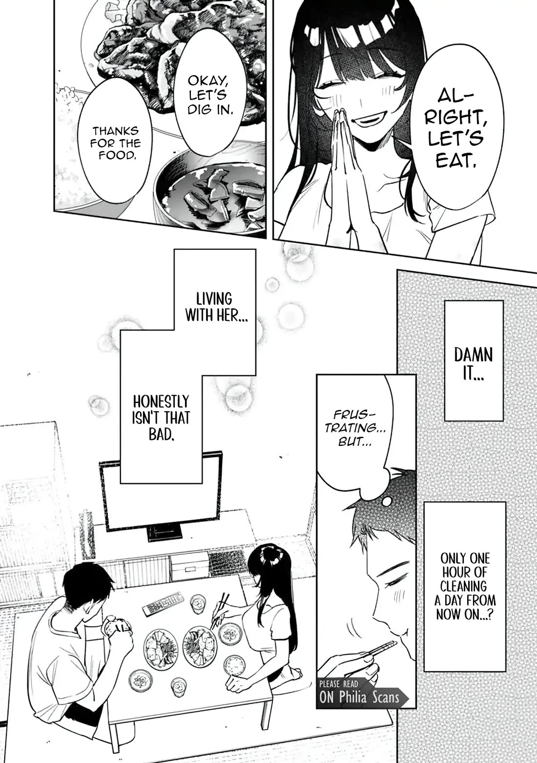 Living Together with the Queen from My High School Days Who was Arrogant, Surprisingly isn't That Uncomfortable Chapter 17 page 8 - Chapter 17