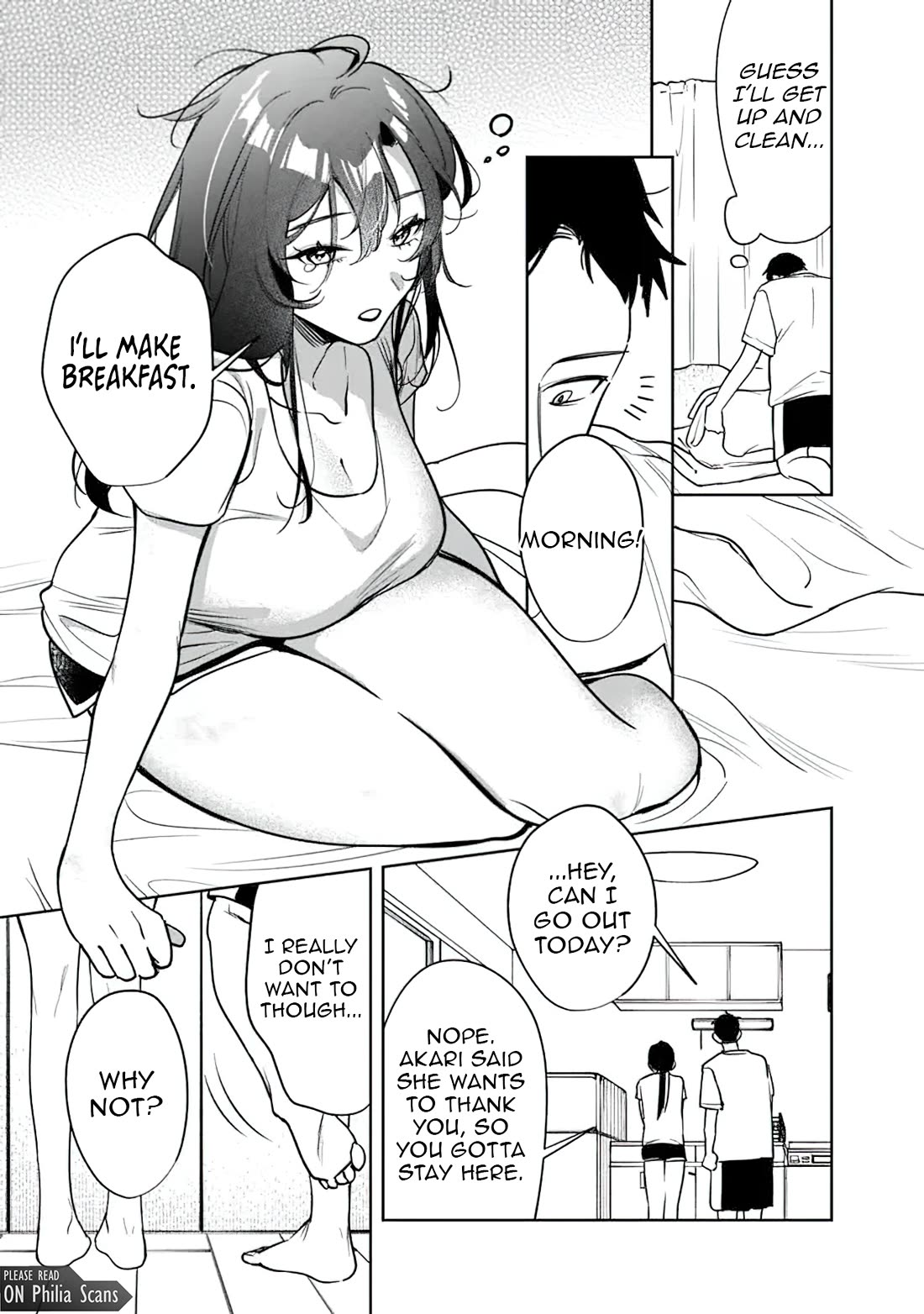 Living Together with the Queen from My High School Days Who was Arrogant, Surprisingly isn't That Uncomfortable Chapter 19 page 3 - Chapter 19