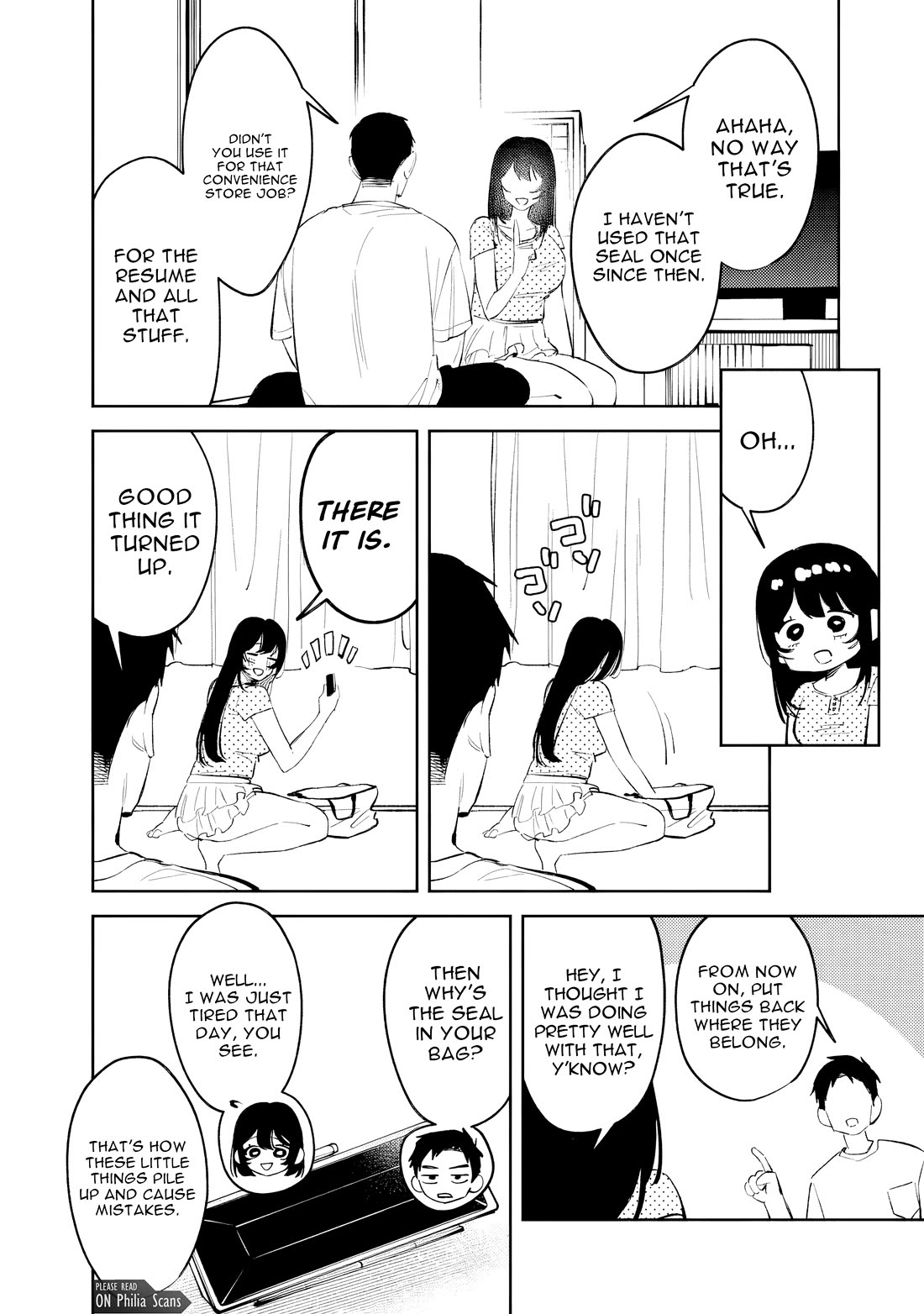 Living Together with the Queen from My High School Days Who was Arrogant, Surprisingly isn't That Uncomfortable Chapter 35 page 10 - Chapter 35