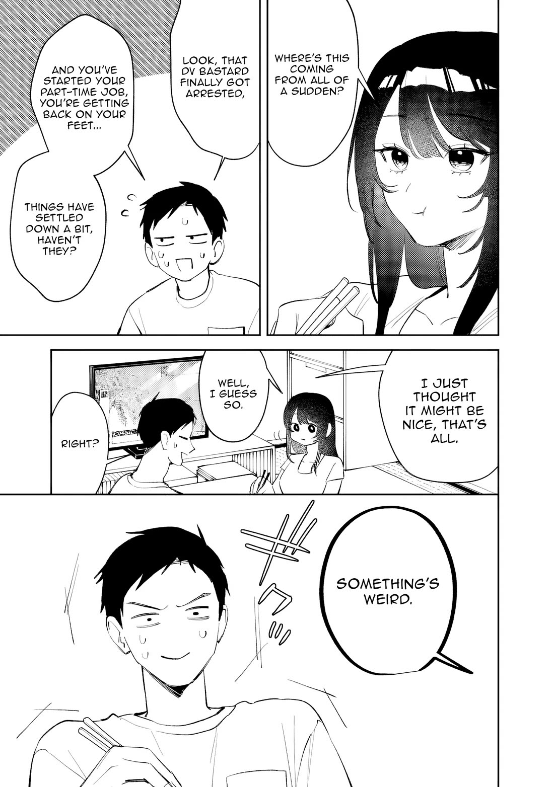 Living Together with the Queen from My High School Days Who was Arrogant, Surprisingly isn't That Uncomfortable Chapter 38 page 7 - Chapter 38