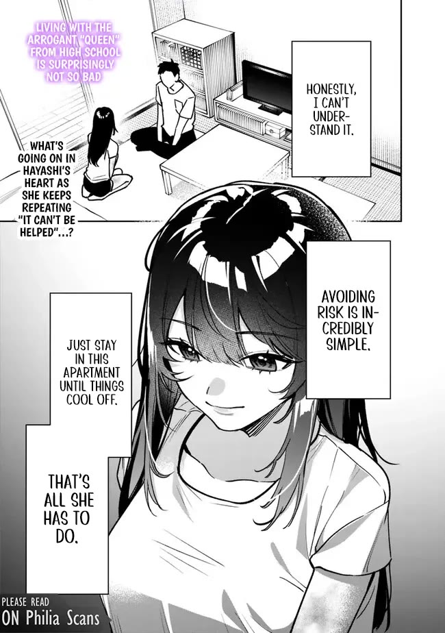 Living Together with the Queen from My High School Days Who was Arrogant, Surprisingly isn't That Uncomfortable Chapter 5 page 1 - Chapter 5