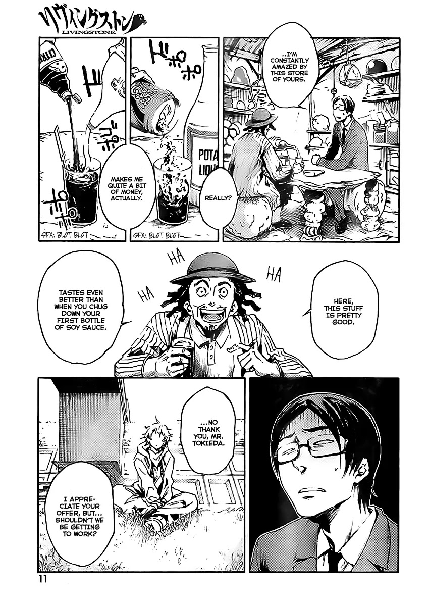 Livingstone Chapter 1 page 11 - Chapter 1: The Cleaning And The Collection
