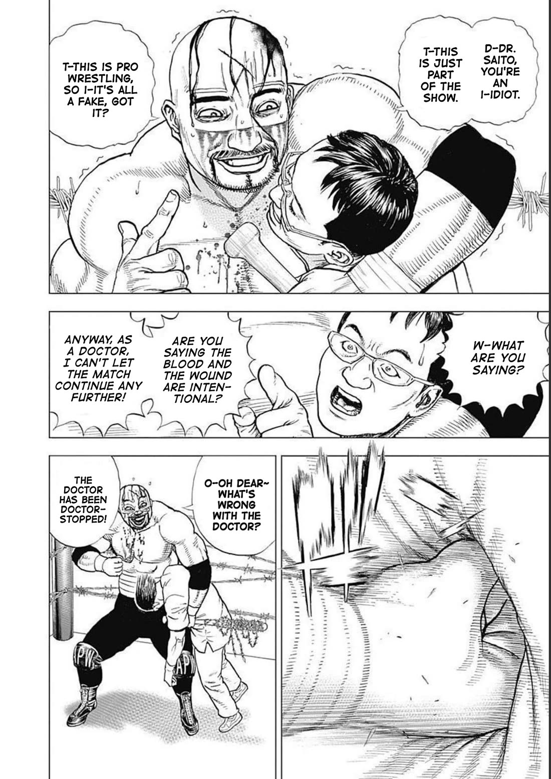 Lock Up Chapter 33 page 11 - Chapter 33: PRO WRESTLING SPIRIT. [END]