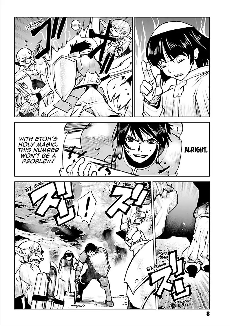Lodess-tou Senki - Haiiro no Majo Chapter 1 page 10 - Chapter 1: Goblins' Cave