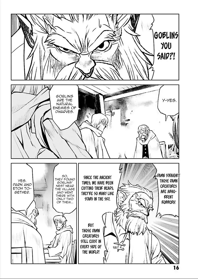 Lodess-tou Senki - Haiiro no Majo Chapter 1 page 18 - Chapter 1: Goblins' Cave