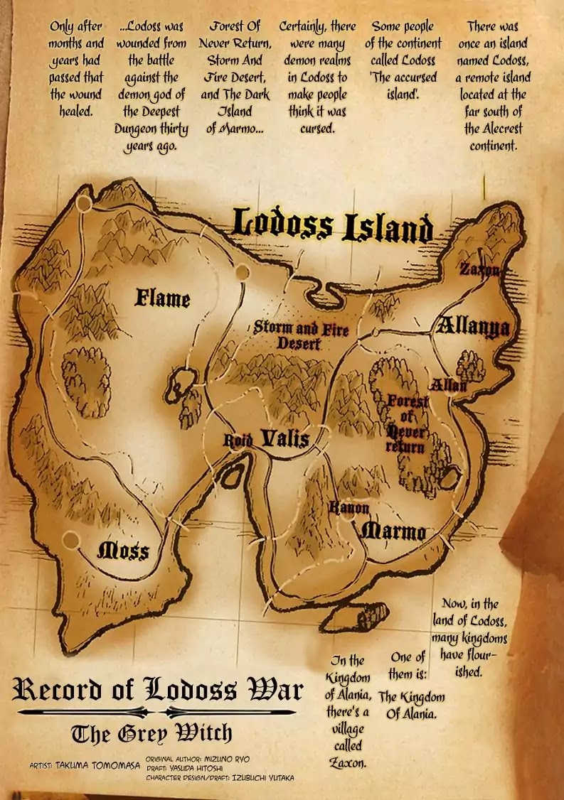 Lodess-tou Senki - Haiiro no Majo Chapter 1 page 4 - Chapter 1: Goblins' Cave