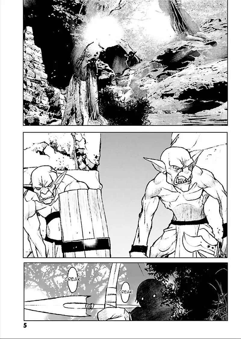 Lodess-tou Senki - Haiiro no Majo Chapter 1 page 7 - Chapter 1: Goblins' Cave