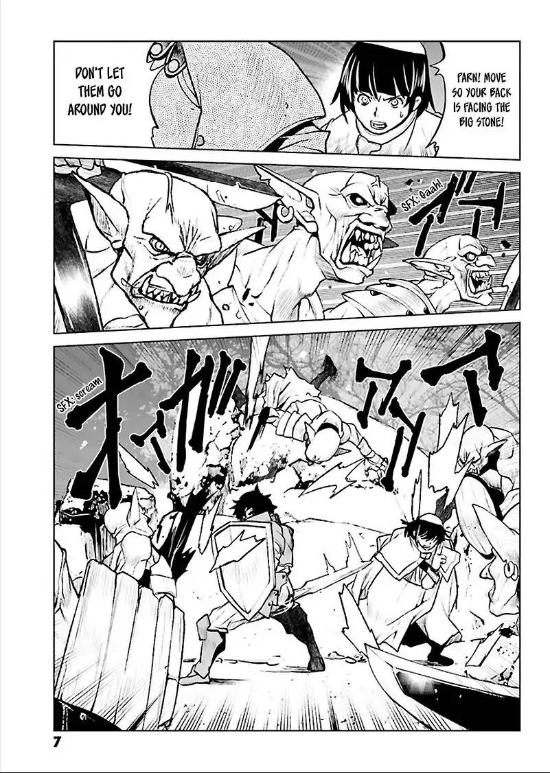 Lodess-tou Senki - Haiiro no Majo Chapter 1 page 9 - Chapter 1: Goblins' Cave