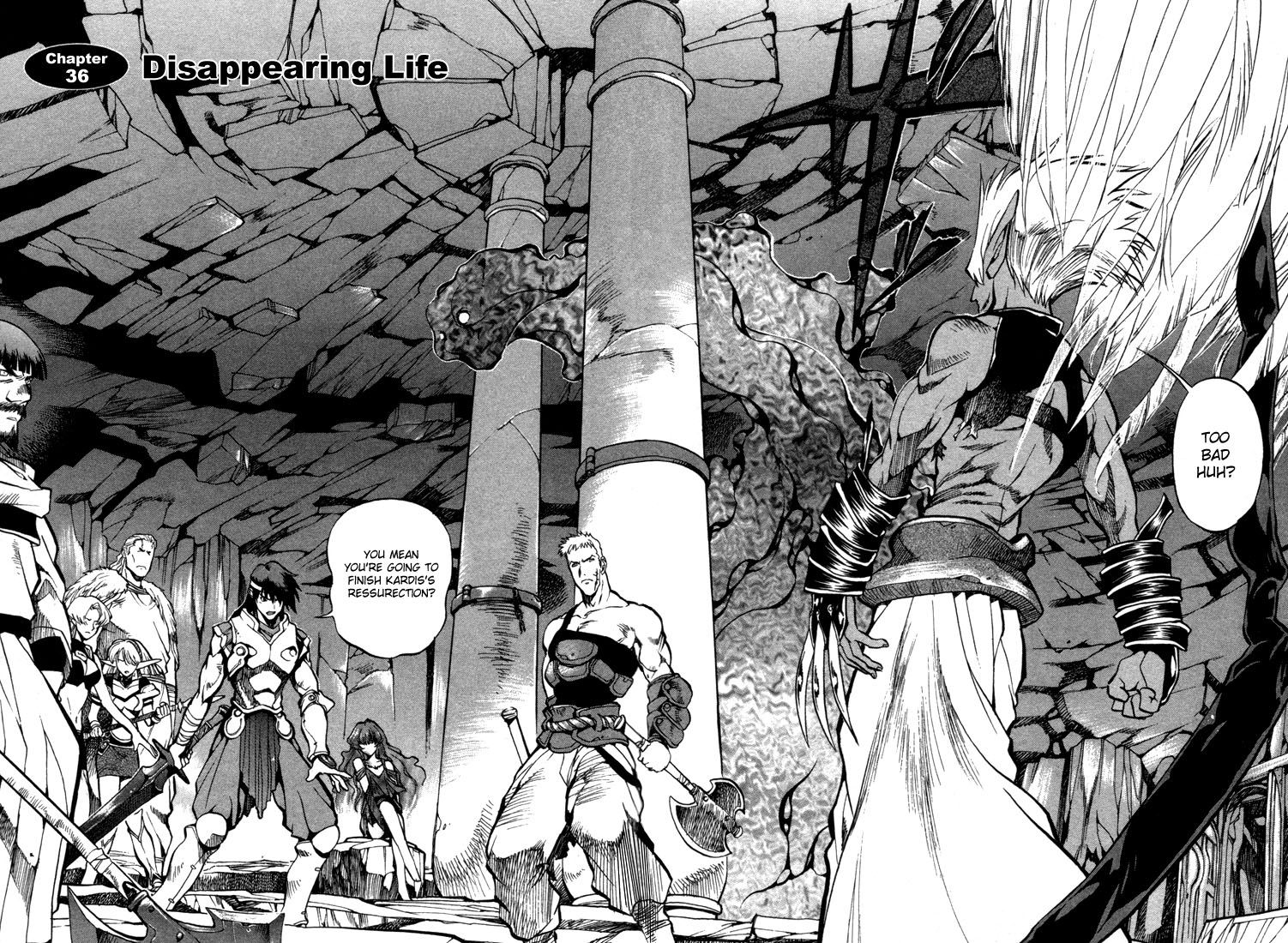Lodoss Tousenki: Eiyuu Kishiden Chapter 36 page 3 - Chapter 36: Disappearing Life