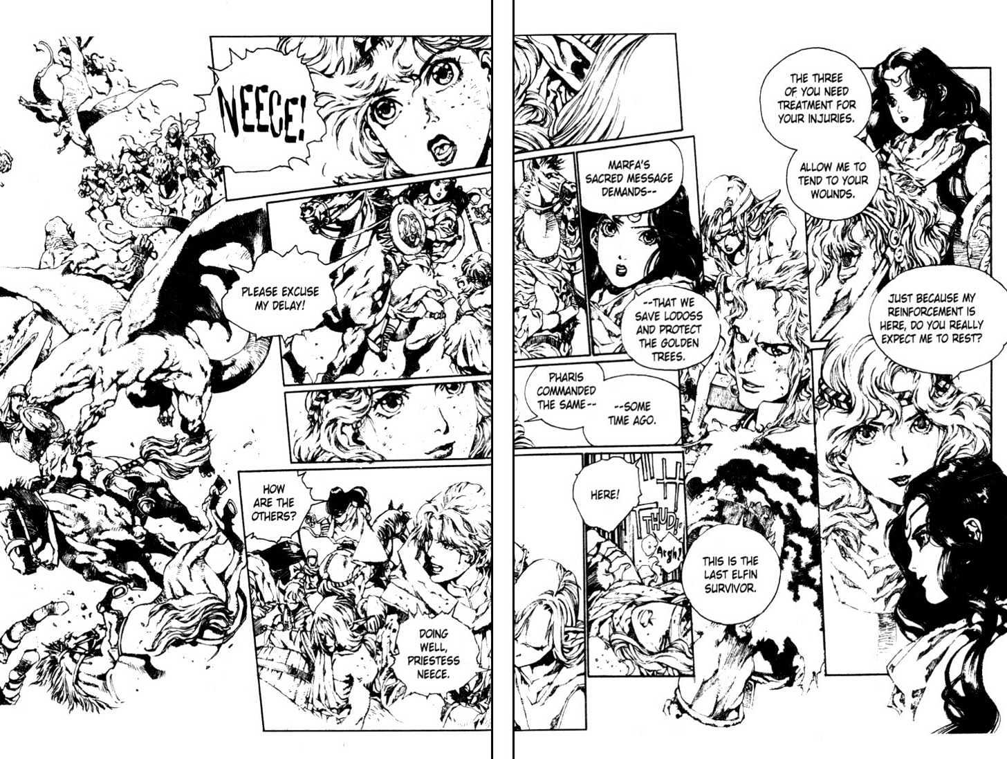 Lodoss Tousenki: Pharis no Seijo Chapter 1.10 page 14 - Vol.01 Chapter 10