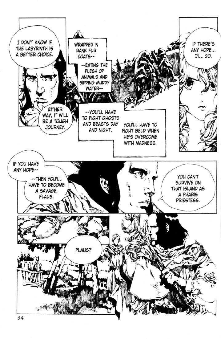 Lodoss Tousenki: Pharis no Seijo Chapter 2.1-1 page 32 - Vol.02 Chapter 1 : Part 1