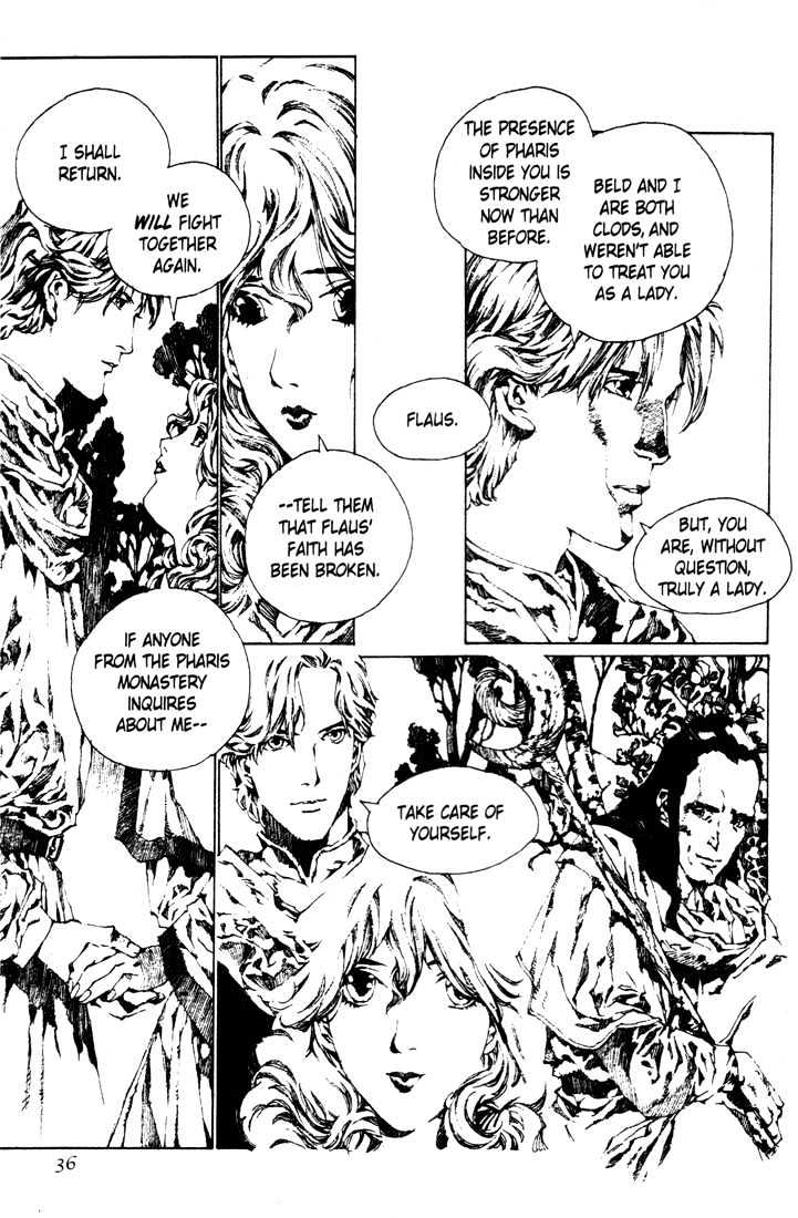 Lodoss Tousenki: Pharis no Seijo Chapter 2.1-1 page 34 - Vol.02 Chapter 1 : Part 1