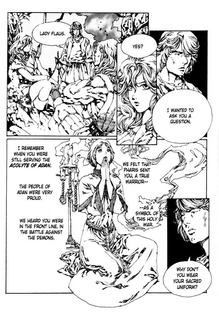 Lodoss Tousenki: Pharis no Seijo Chapter 2.2-2 page 12 - Vol.02 Chapter 2 : Part 2 - End