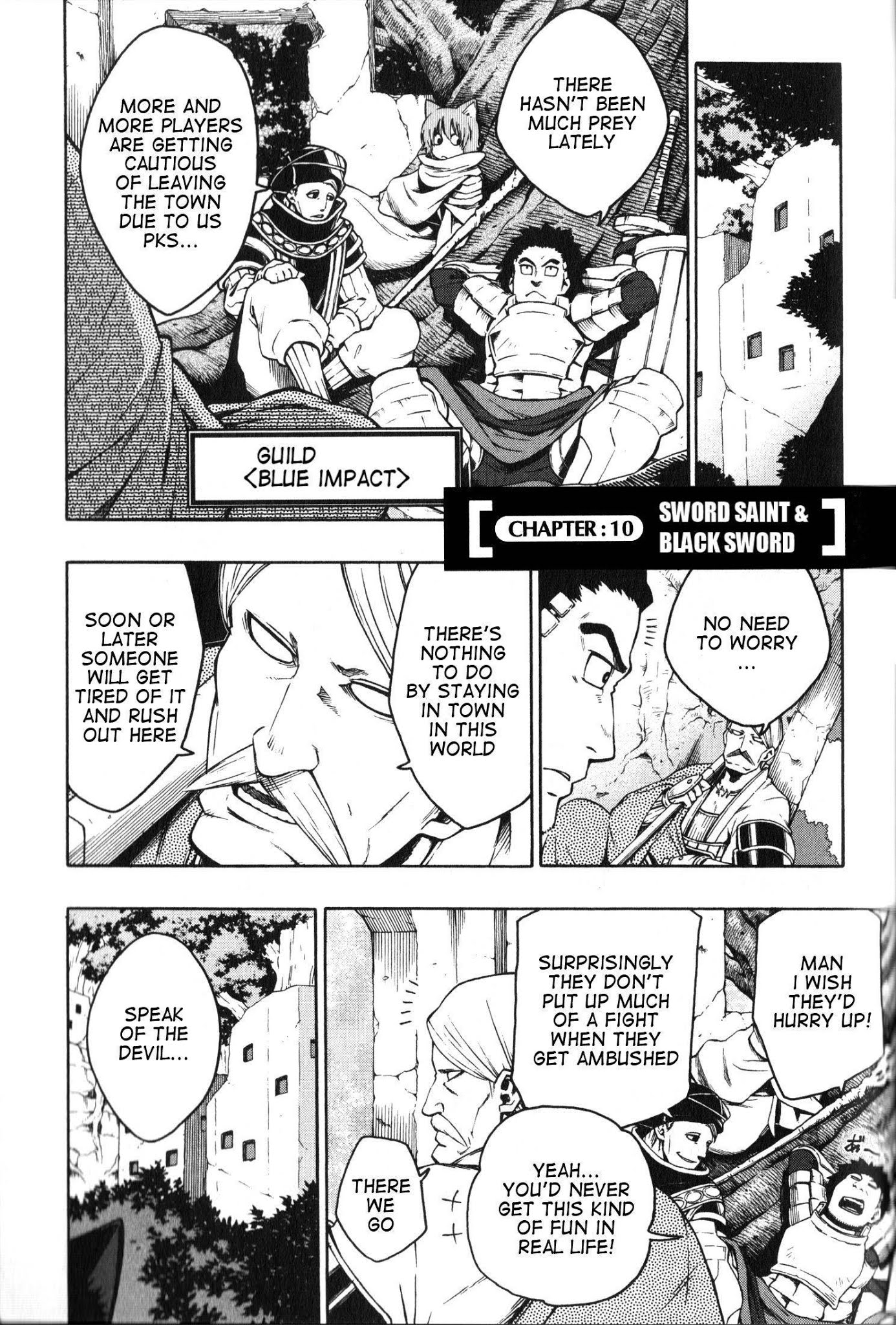 Log Horizon - Nishikaze no Ryodan Chapter 10 page 1 - Chapter 10: Sword Saint & Black Sword