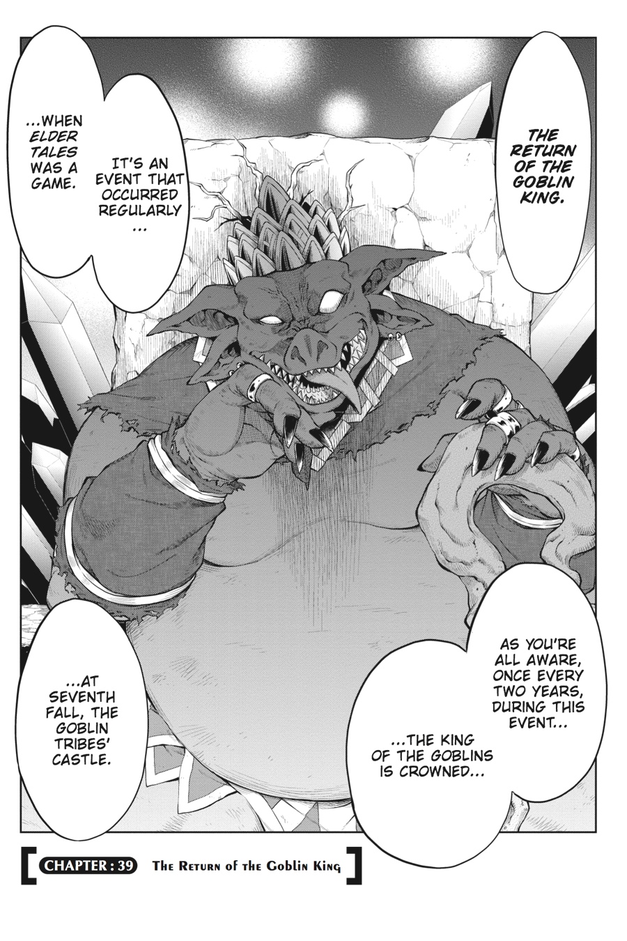 Log Horizon - Nishikaze no Ryodan Chapter 39 page 1 - Chapter 39
