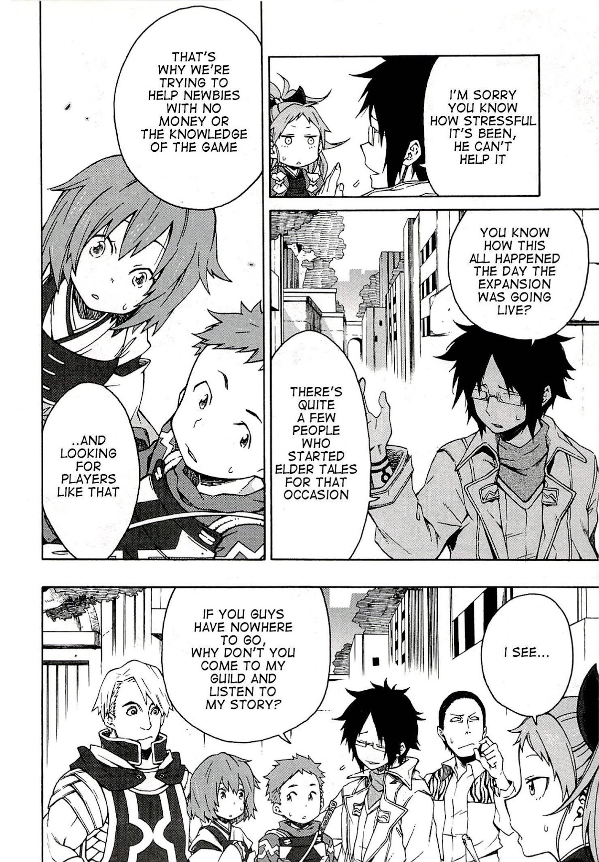 Log Horizon - Nishikaze no Ryodan Chapter 4 page 14 - Chapter 4: Anxiety