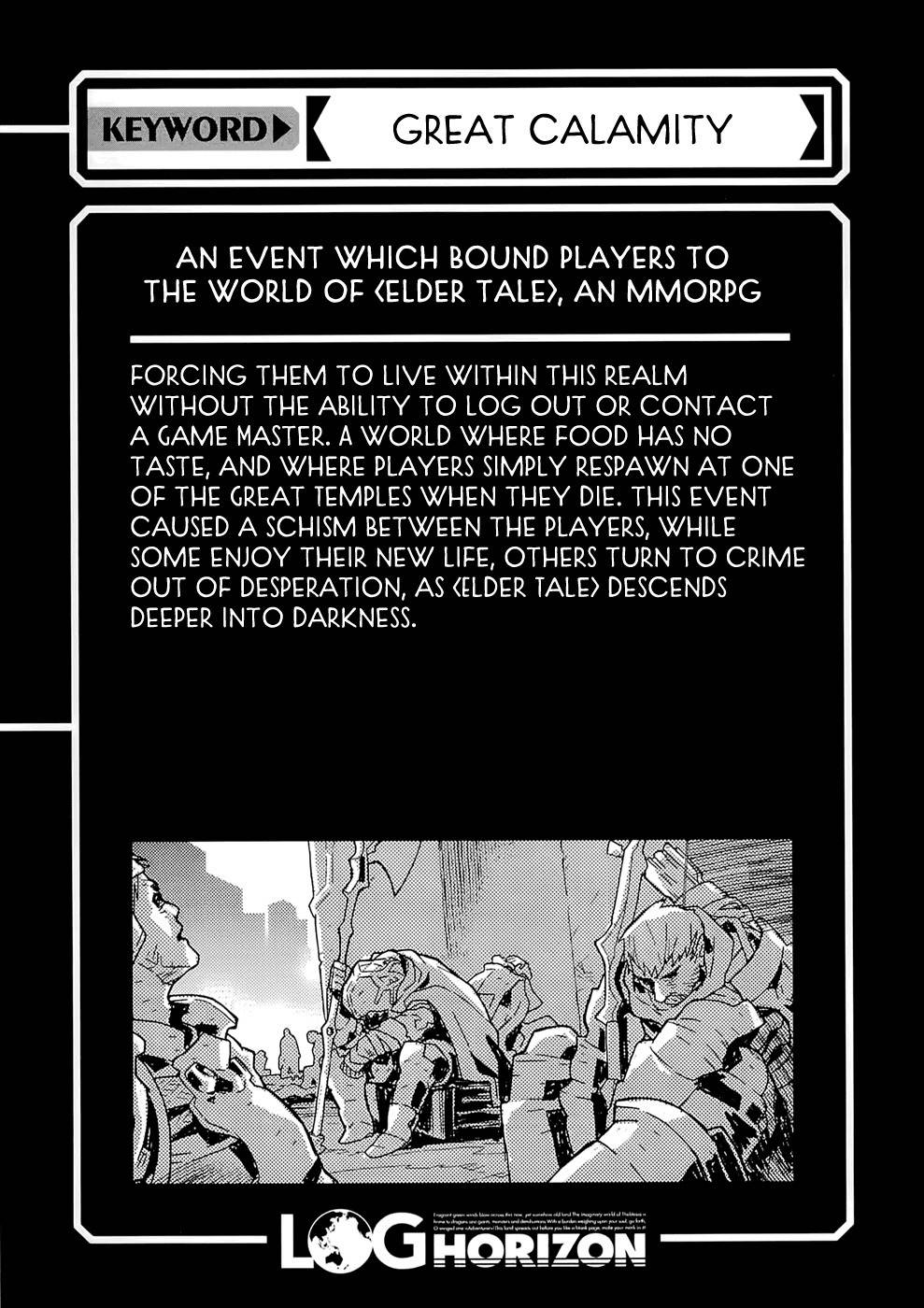 Log Horizon Chapter 0 page 6 - Chapter 0: Background Info