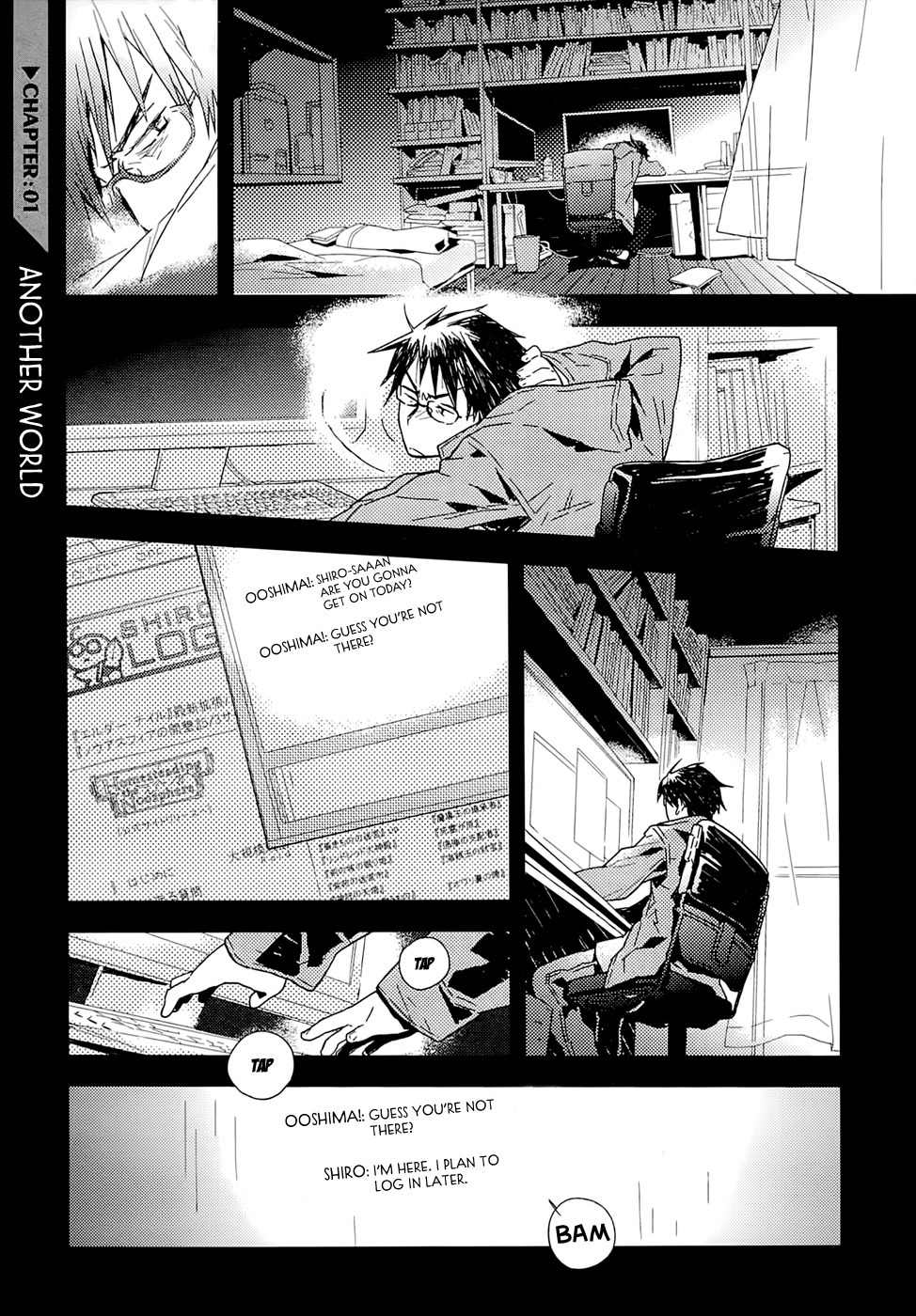 Log Horizon Chapter 1 page 5 - Chapter 1: Another World