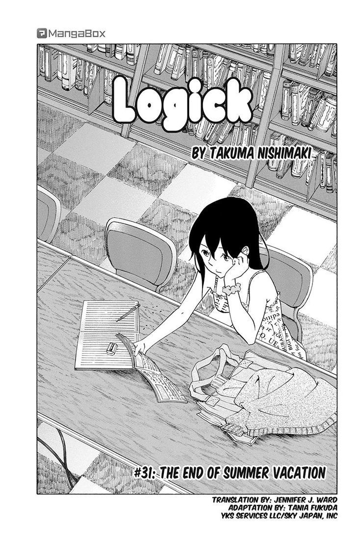 Logick Chapter 31 page 1 - Chapter 31