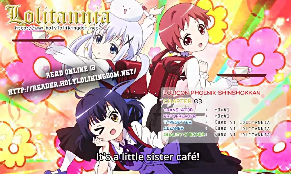 Lolicon Phoenix - Shinshokkan Chapter 3 page 1 - Chapter 3: BL Group and Maid's Dandies