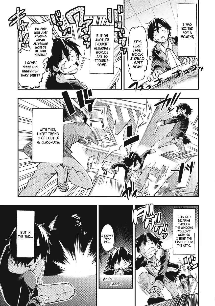 Lonely Attack on a Different World Chapter 1 page 6 - Chapter 1: Why was I transported to another world now?