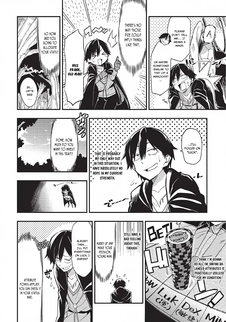 Lonely Attack on a Different World Chapter 2 page 5 - Chapter 2: Only Bad Skills!? And Twice as Many?
