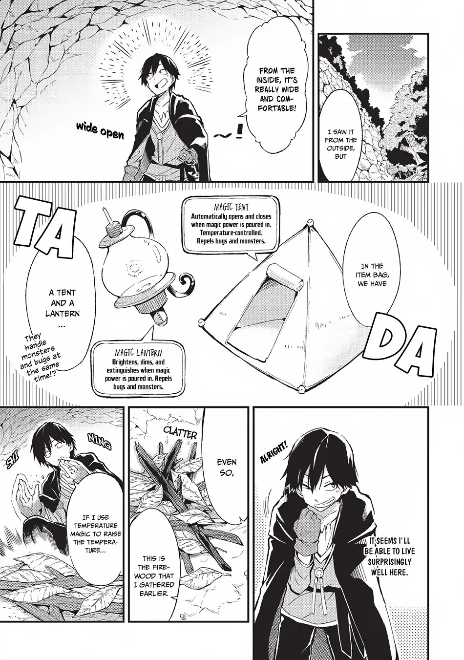 Lonely Attack on a Different World Chapter 3 page 4 - Chapter 3: Is It Just My Imagination, Or Has This Become Survival In Another World?