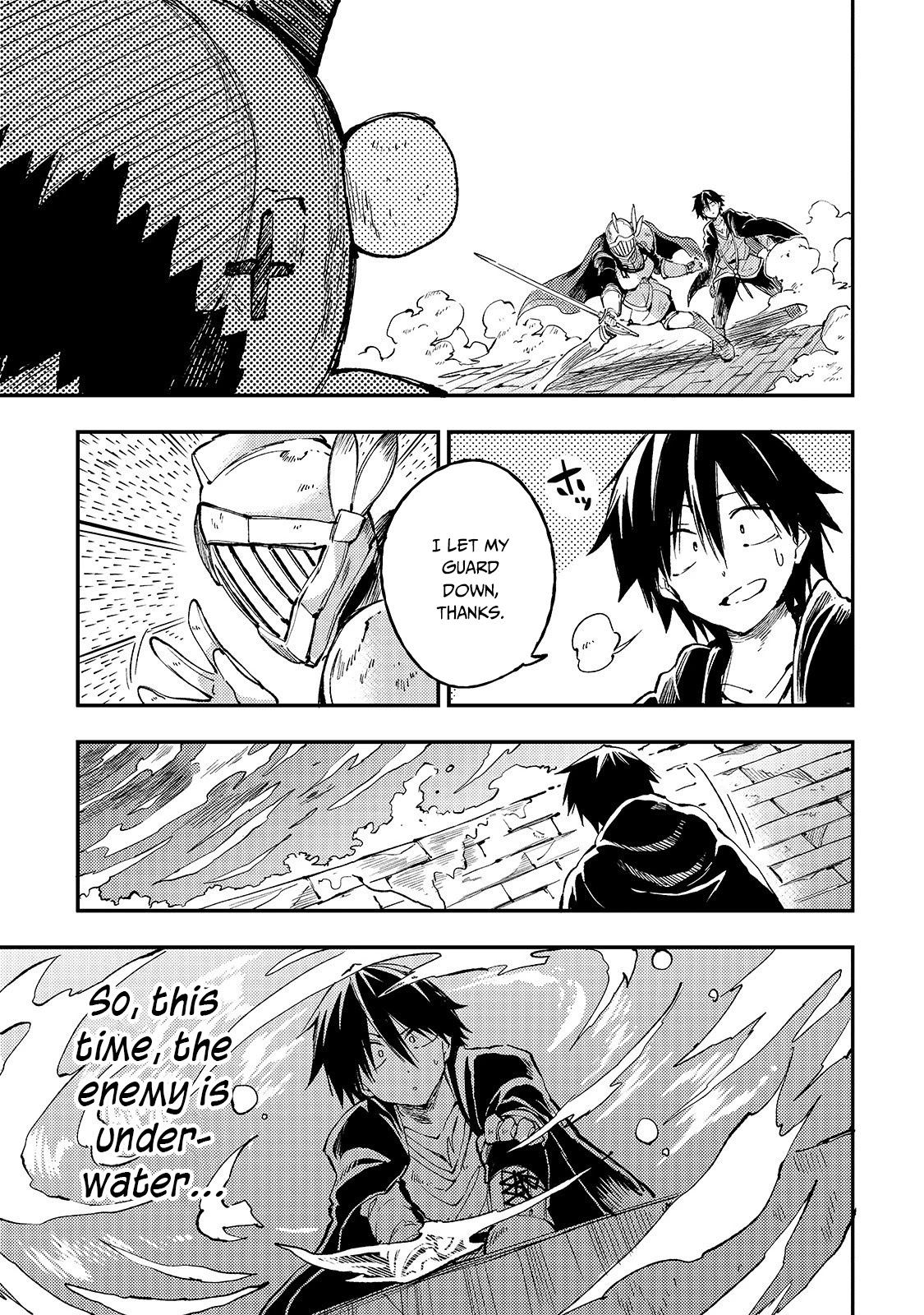 Lonely Attack on a Different World Chapter 49 page 12 - Chapter 49: I feel like I'll be the one who's gonna get turned into Sashimi!