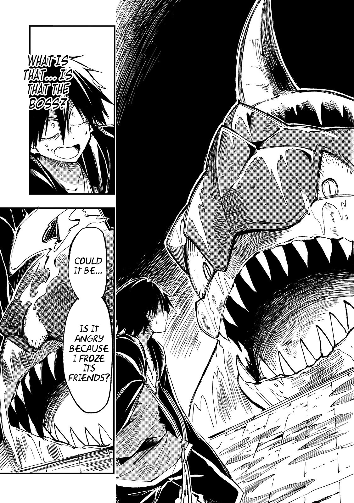 Lonely Attack on a Different World Chapter 49 page 16 - Chapter 49: I feel like I'll be the one who's gonna get turned into Sashimi!