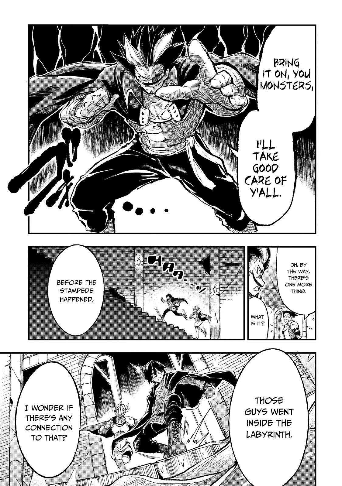 Lonely Attack on a Different World Chapter 49 page 9 - Chapter 49: I feel like I'll be the one who's gonna get turned into Sashimi!