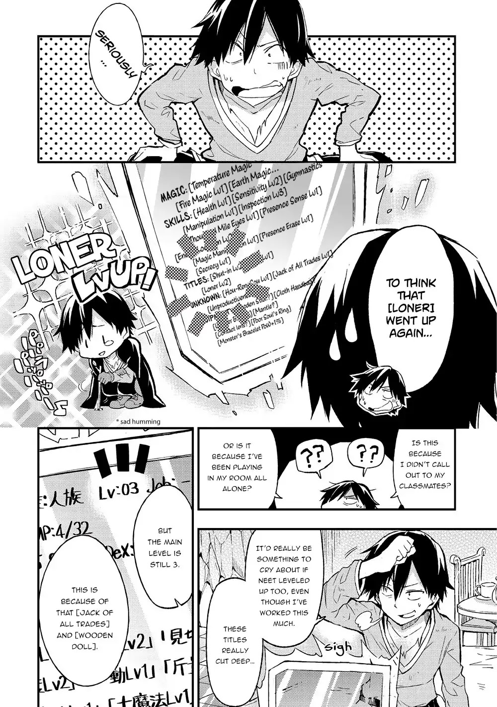 Lonely Attack on a Different World Chapter 5 page 7 - Chapter 5: It Seems My Hikikomori Environment Is At Risk Of Being Polluted...