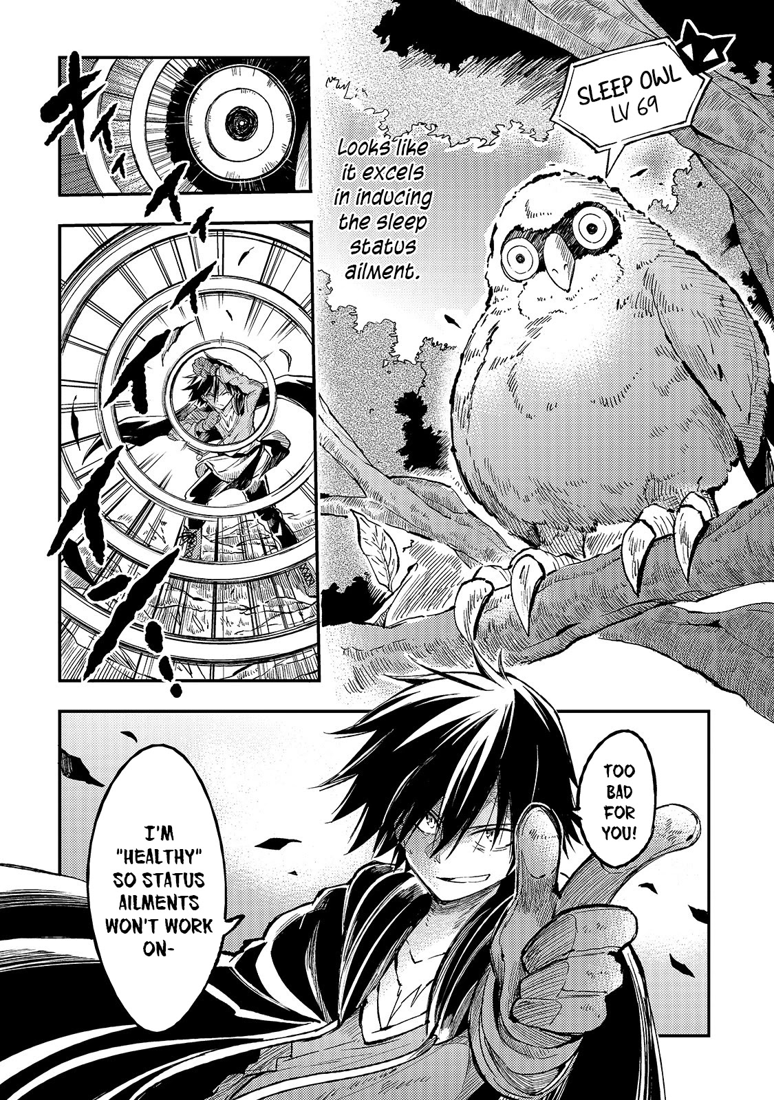 Lonely Attack on a Different World Chapter 52 page 13 - Chapter 52: A fluffy Owl and a fluffy Sleep?