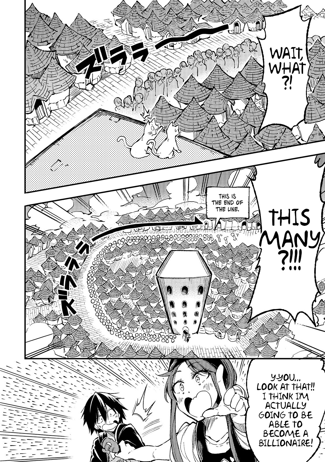 Lonely Attack on a Different World Chapter 70 page 10 - Chapter 70: It's only a building with earth and stone walls you know?