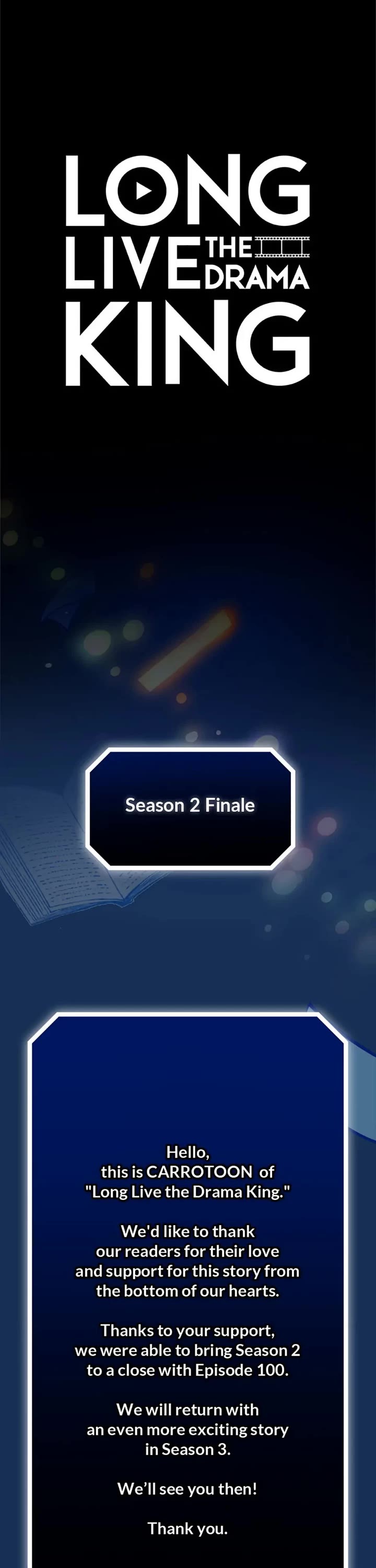 Long Live the Drama King Chapter 100 page 37 - Chapter 100 - Season 2 Finale