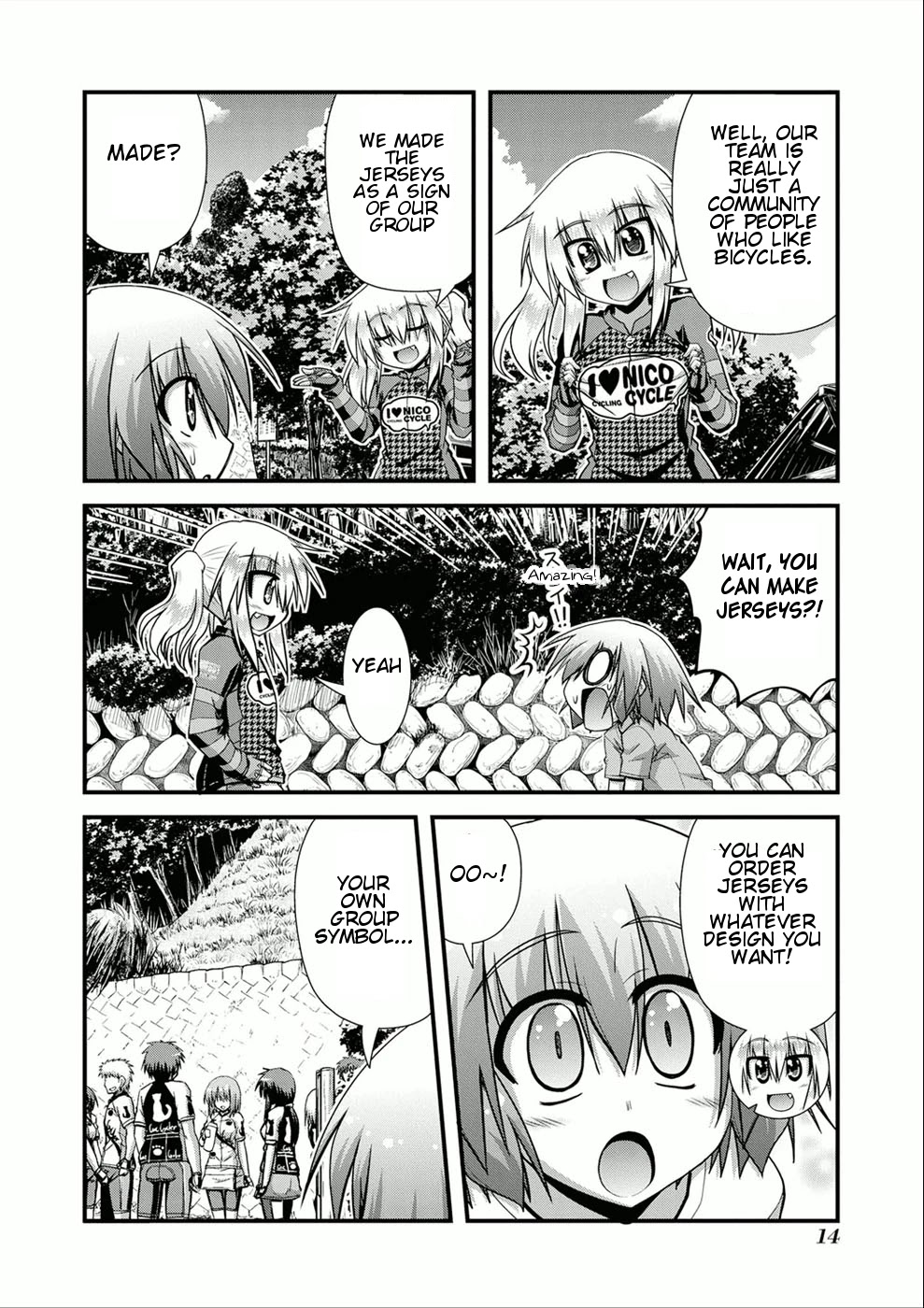 Long Riders! Chapter 10 page 14 - Chapter 10: Let's Make a Team Jersey!