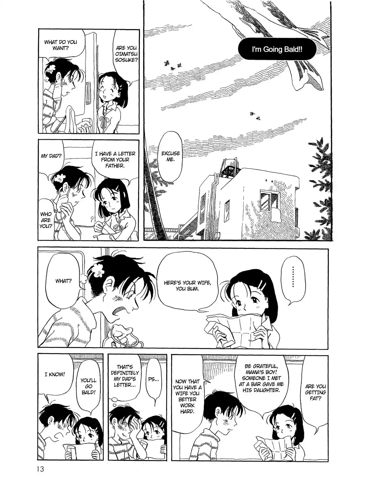 Long Road (Fumiyo Kouno) Chapter 4 page 1 - Chapter 4: I'm Going Bald!!