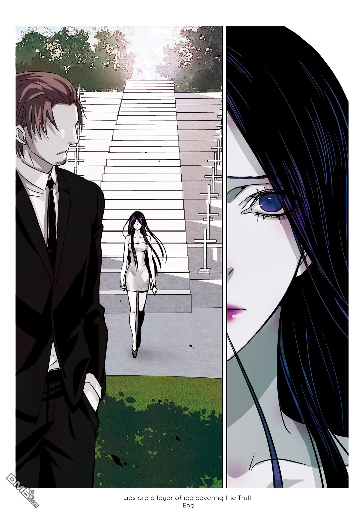 Looking for Clotho Chapter 10 page 37 - Chapter 10 : Lies are a layer of ice covering the Truth