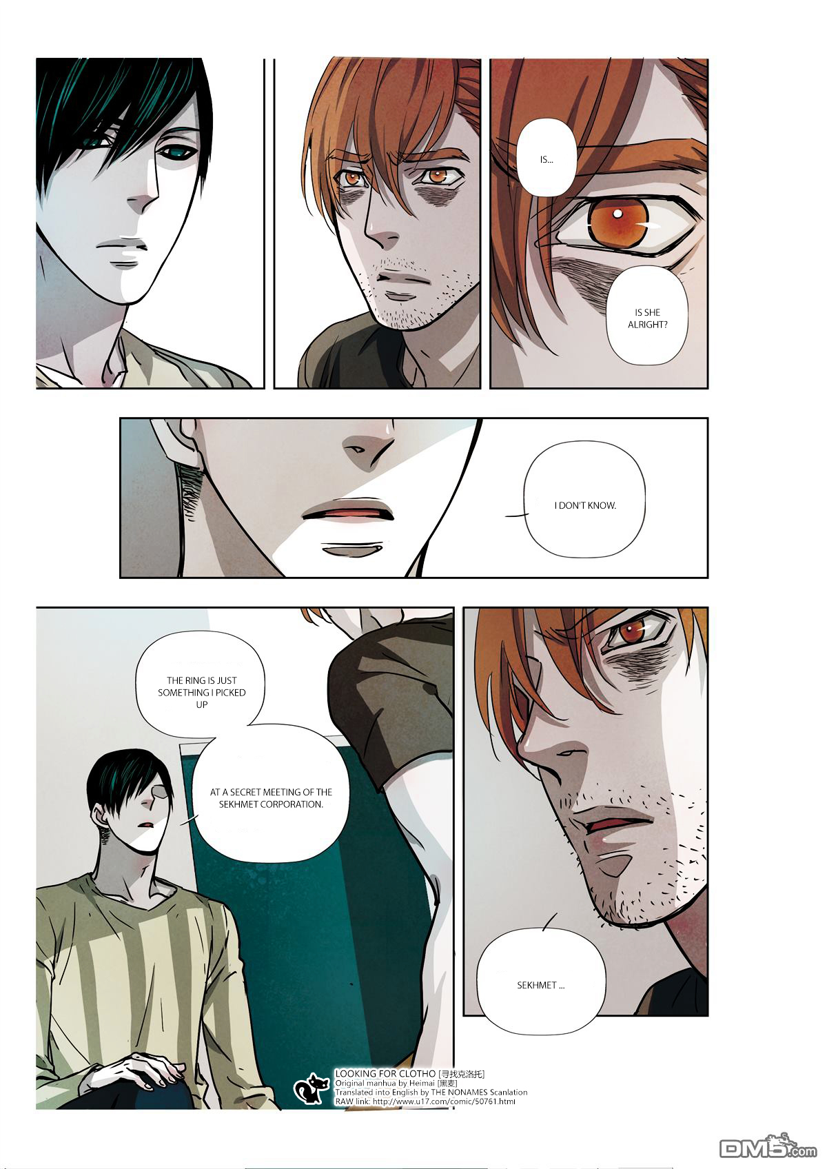 Looking for Clotho Chapter 10 page 6 - Chapter 10 : Lies are a layer of ice covering the Truth